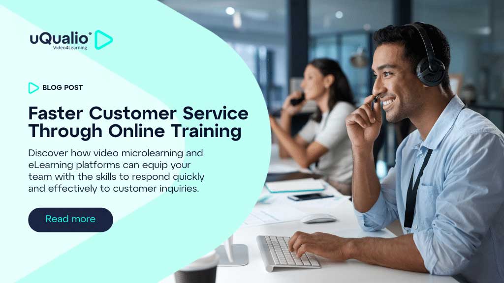 Smiling customer service