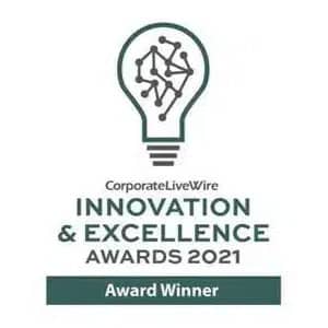 corporate live wire innovation and excellence award 2021 uqualio