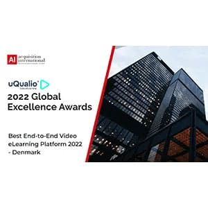 uqualio best end to end video elearning platform 2022 denmark